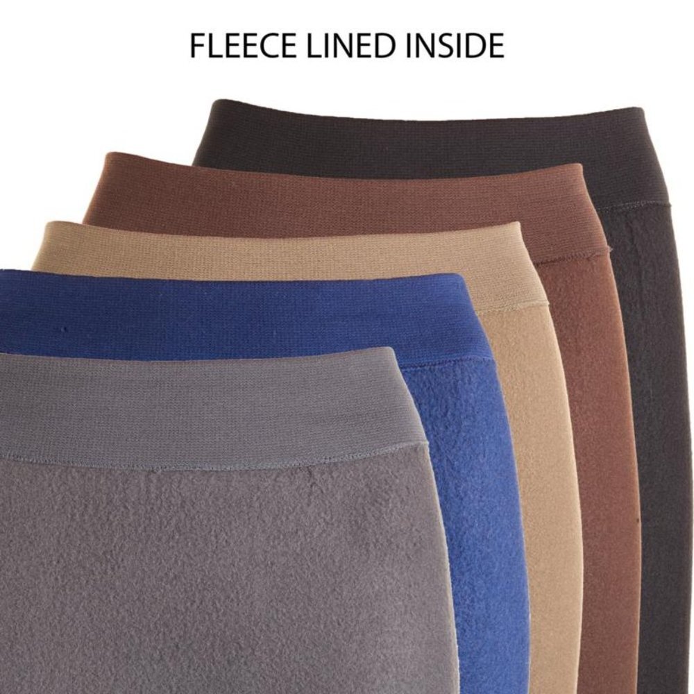 5/25  SEAMLESS Form Fitting Soft Fleece Leggings - Picture 5 of 5